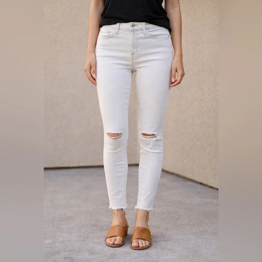 J BRAND Hysteria Distressed Skinny/Ankle Denim Jeans | Size 25 - Picture 11 of 11